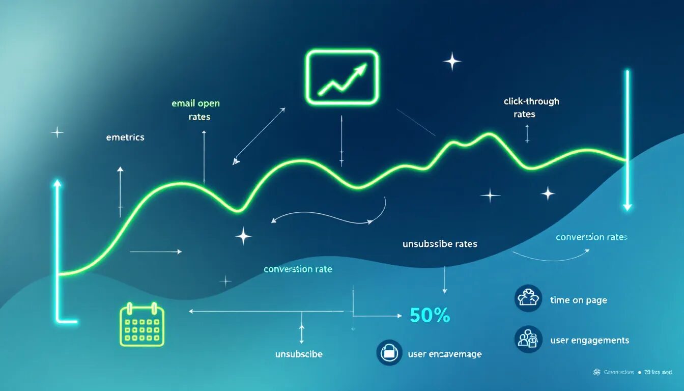 Key metrics to monitor for optimal email frequency.