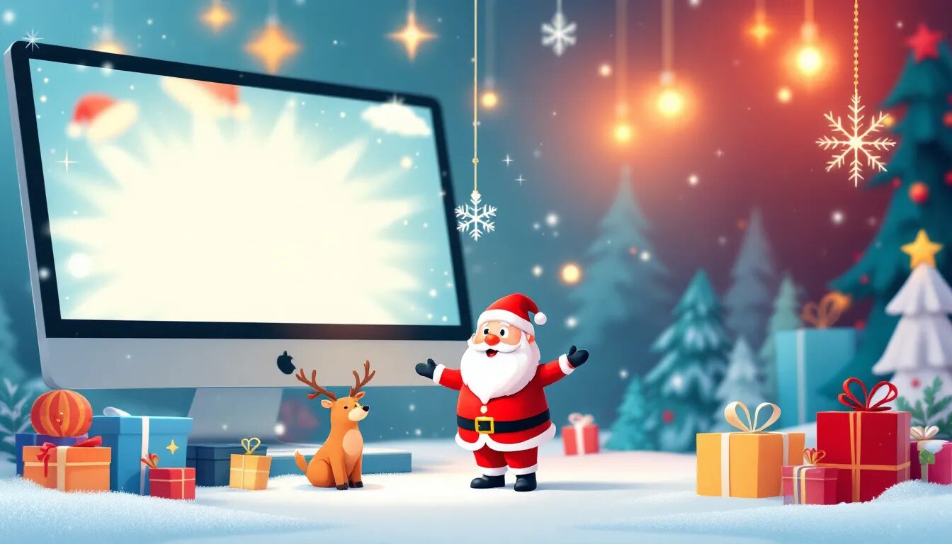 Planning your email marketing Xmas 2024 campaign with festive elements.